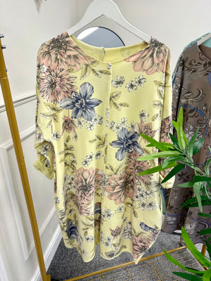 Floral Print Tunic 12-20