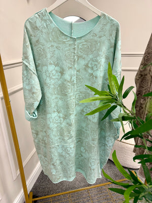 Rose Print Tunic 12-20