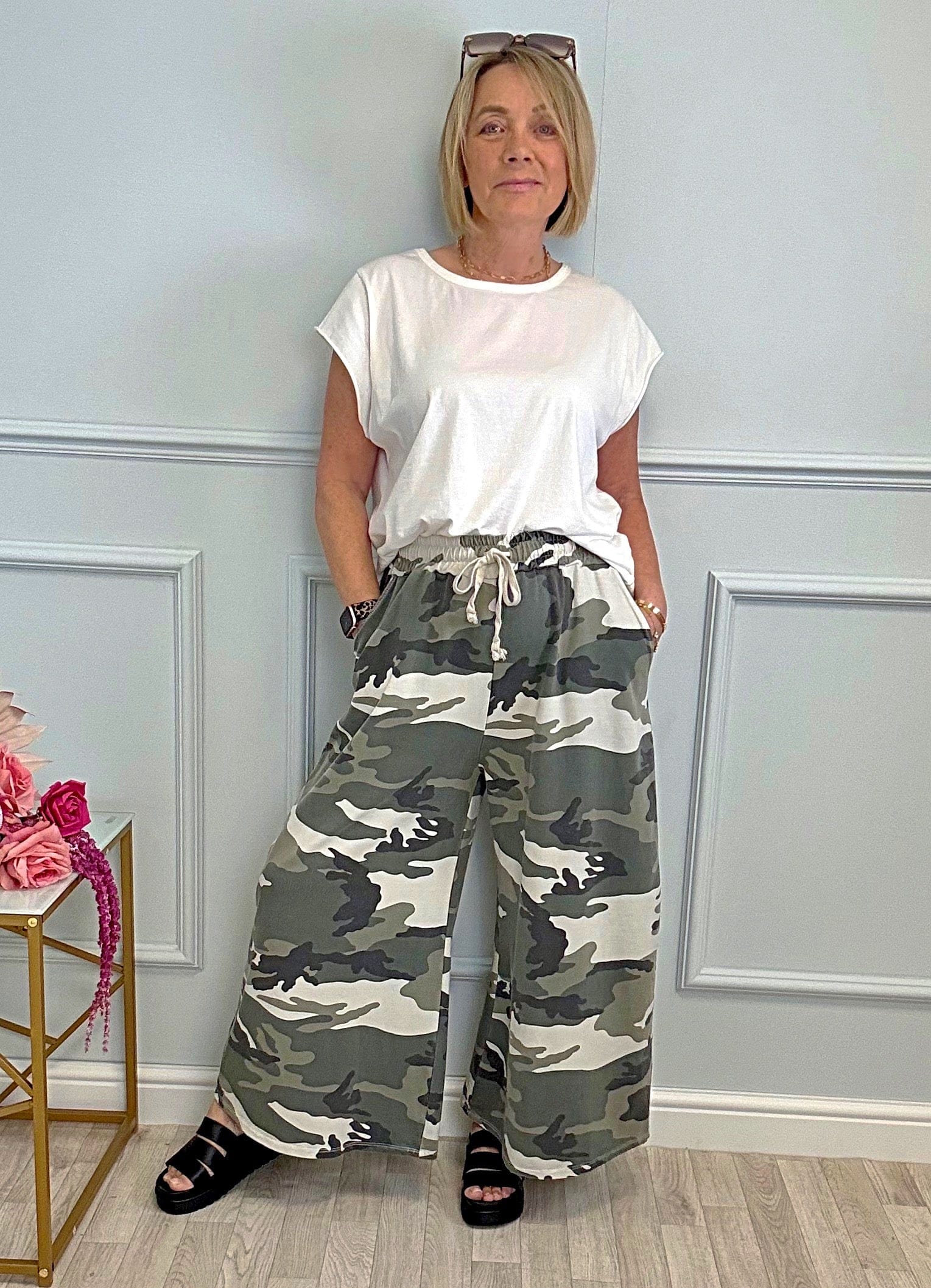 Juno Camouflage Culotte Joggers 8-18