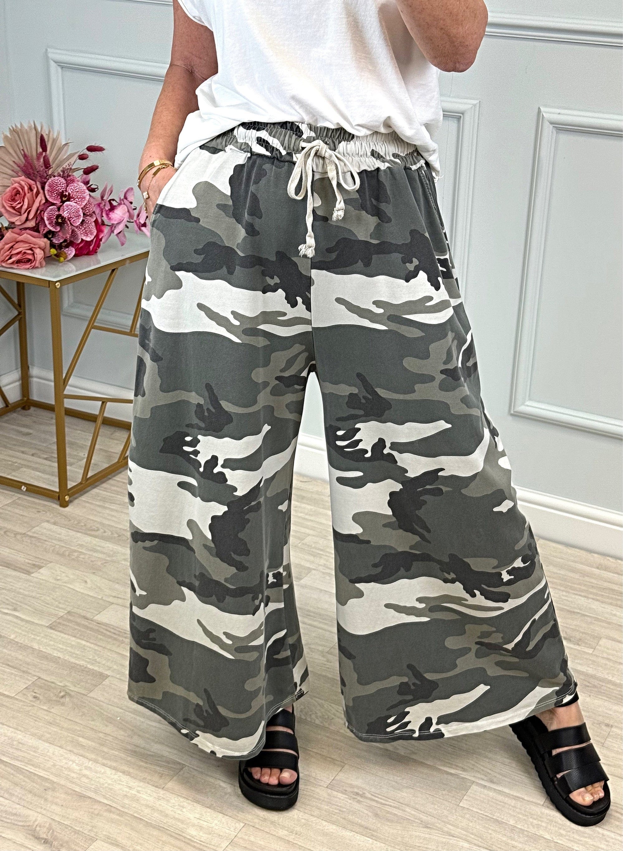 Juno Camouflage Culotte Joggers 8-18