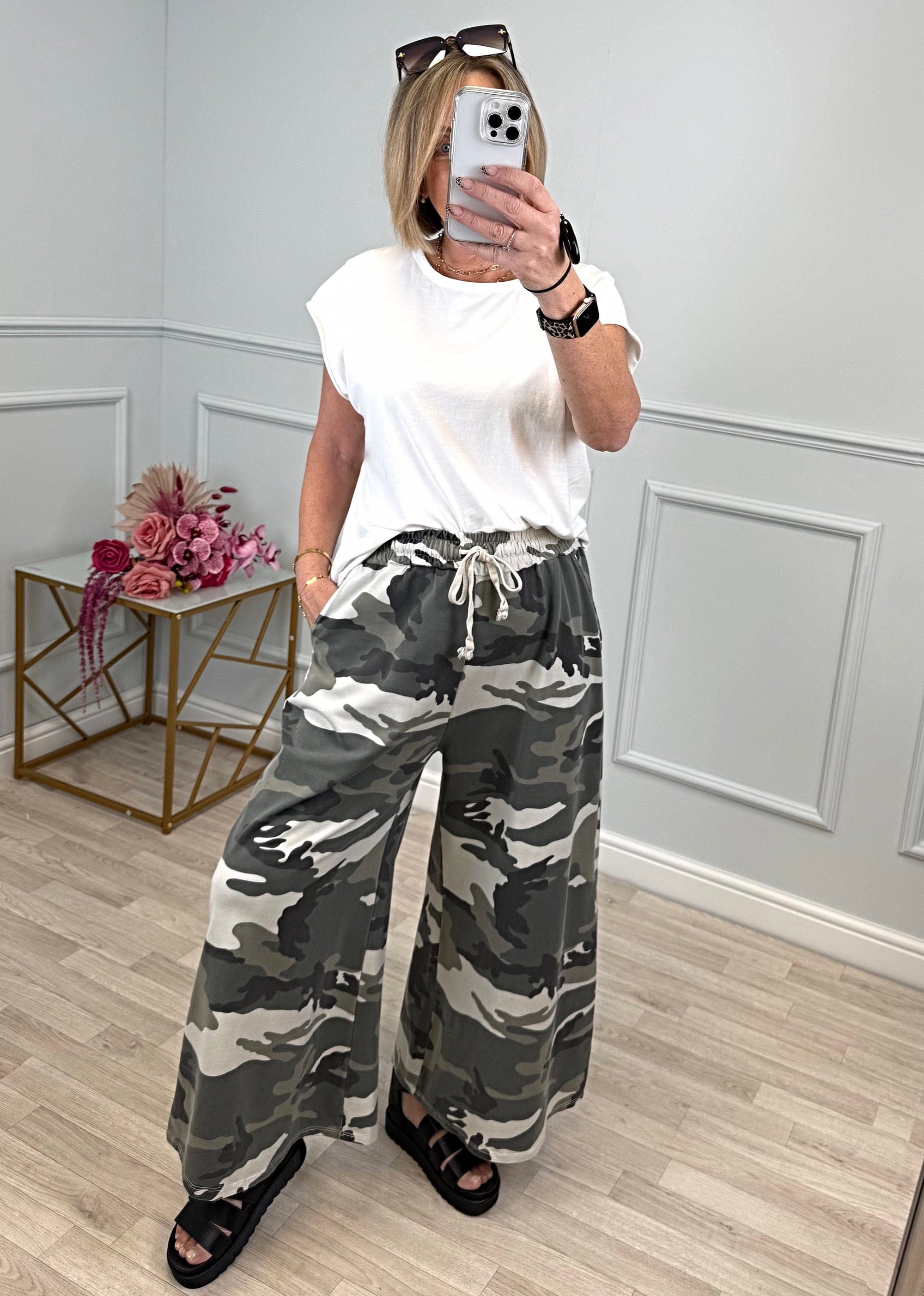 Juno Camouflage Culotte Joggers 8-18