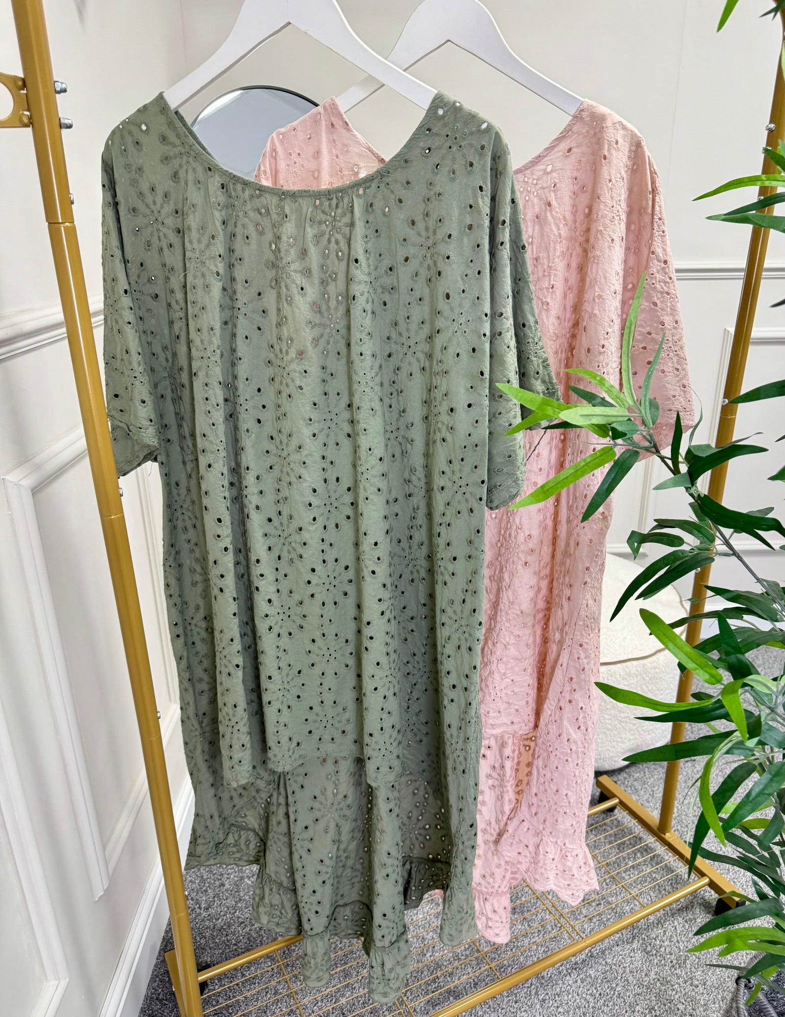 Broderie Smock Dress 12-22