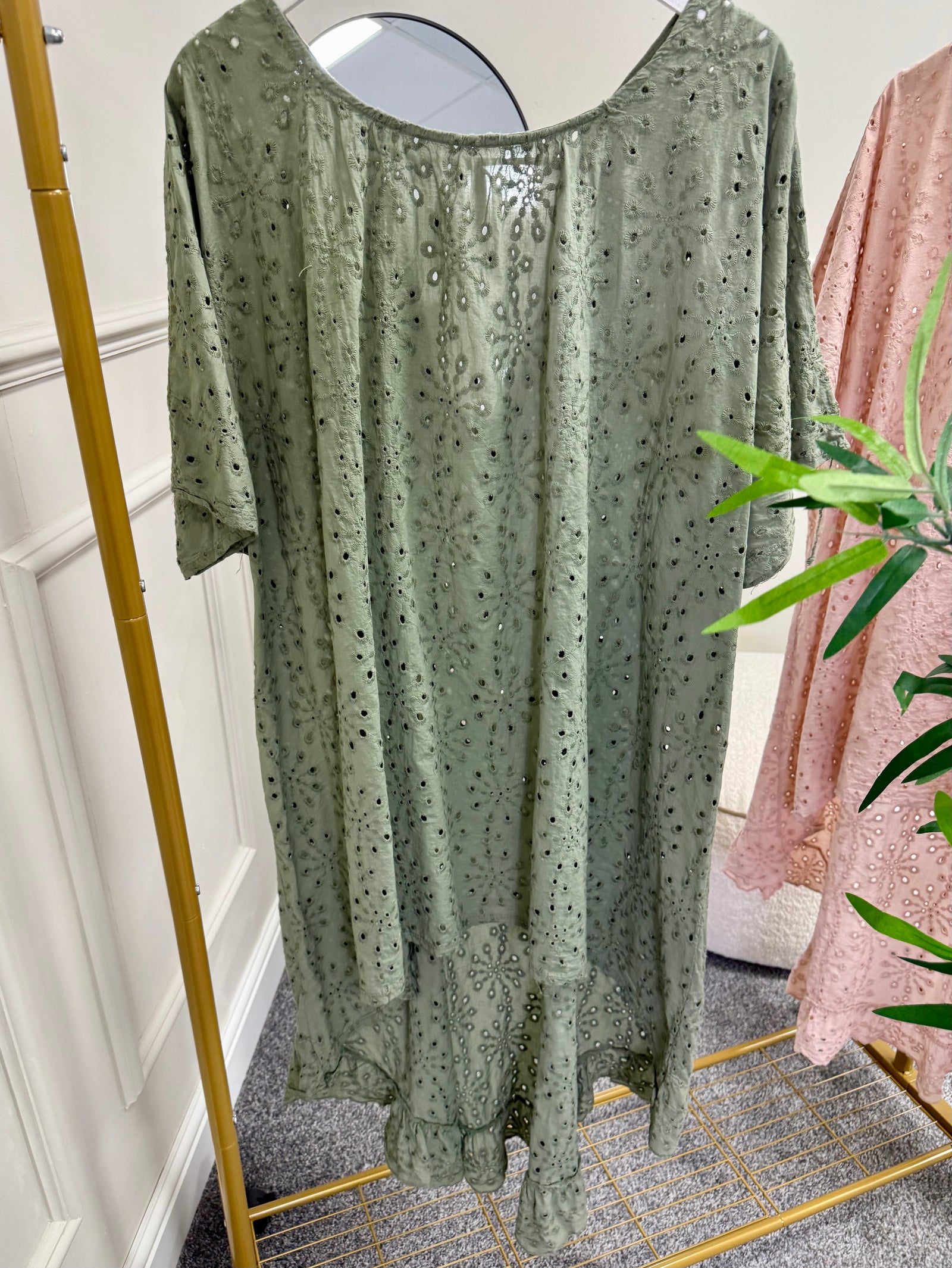 Broderie Smock Dress 12-22