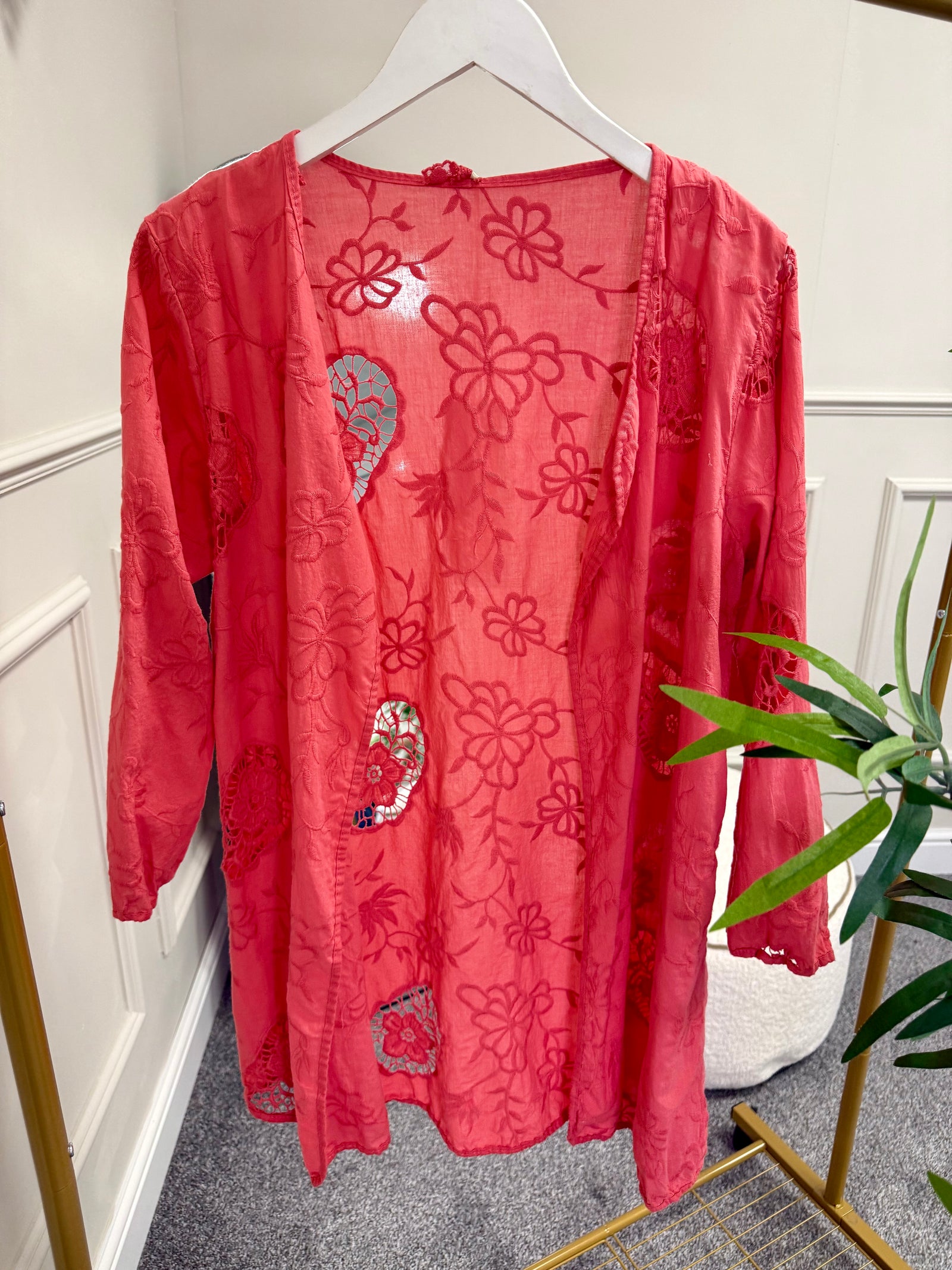 Broderie anglaise Kimono 10-16