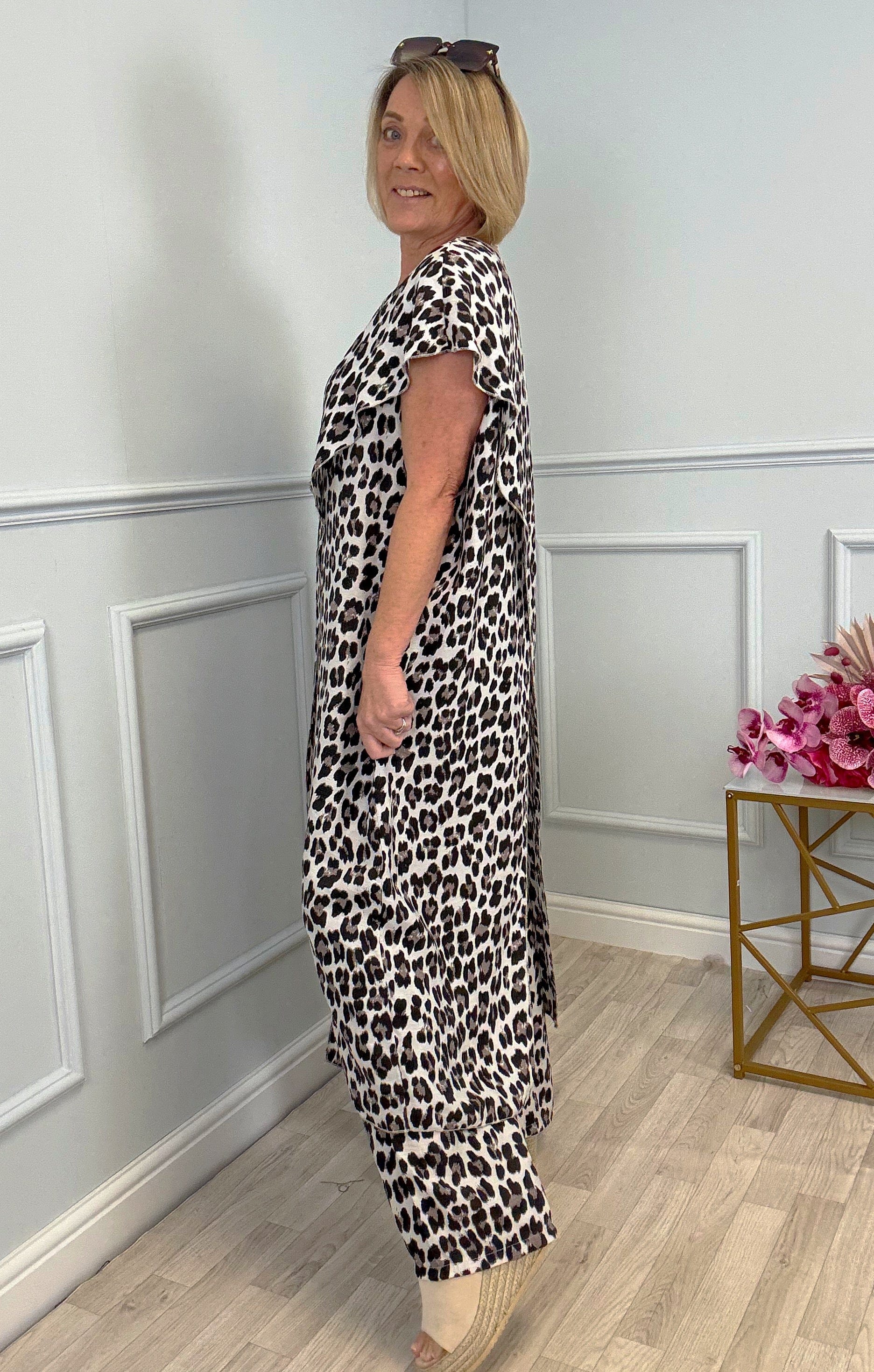 Sahara 2-Piece Suit Set 8-16 Leopard
