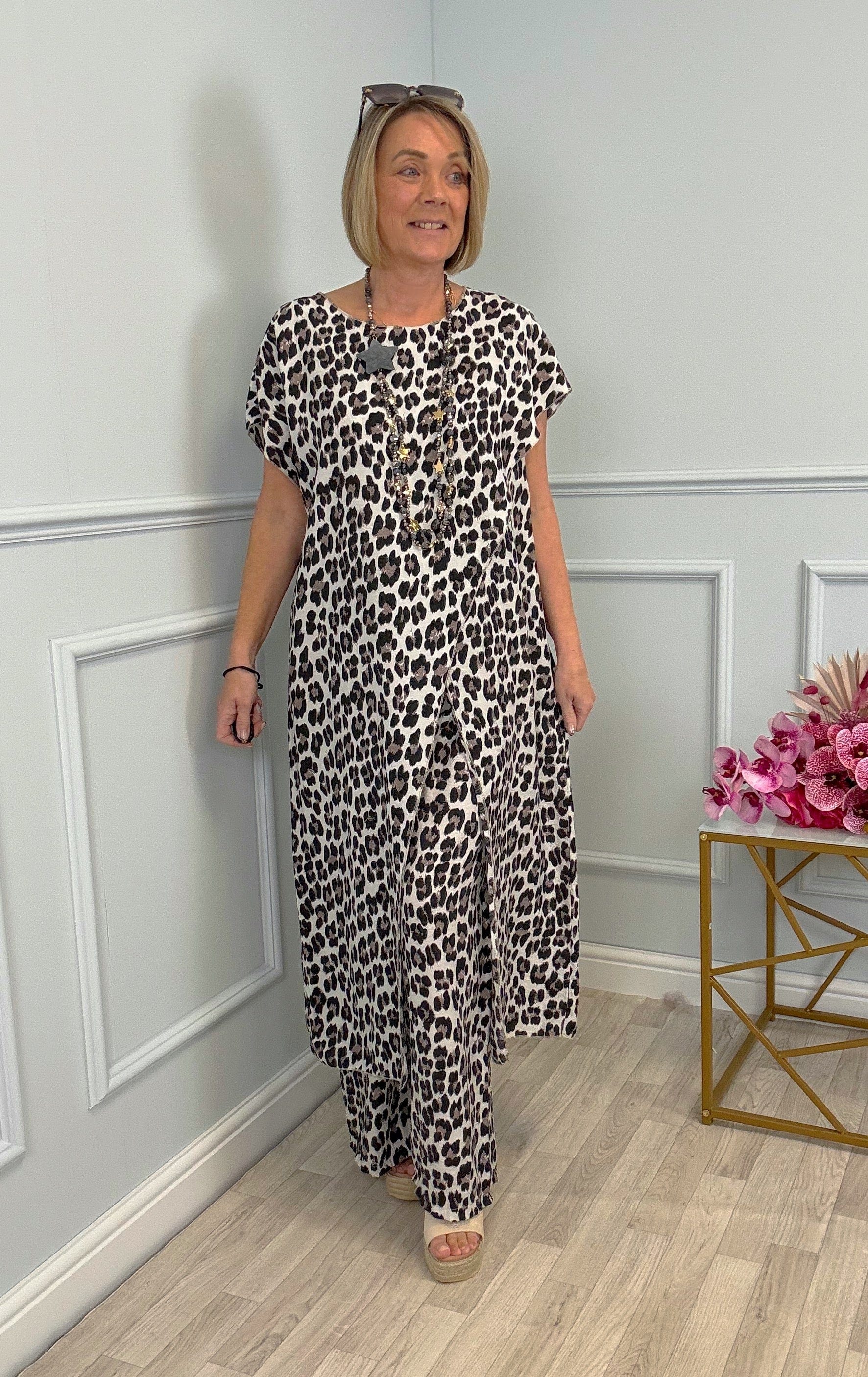 Sahara 2-Piece Suit Set 8-16 Leopard