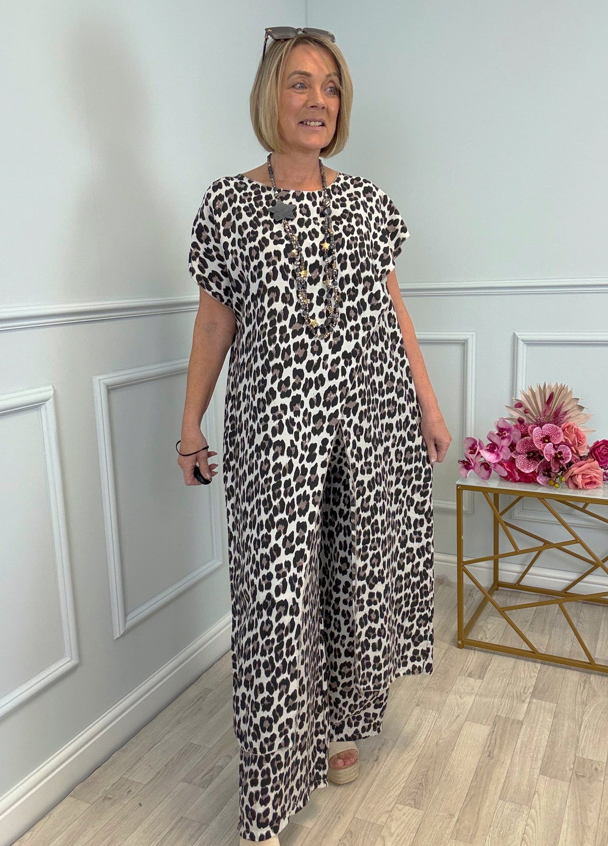 Sahara 2-Piece Suit Set 8-16 Leopard