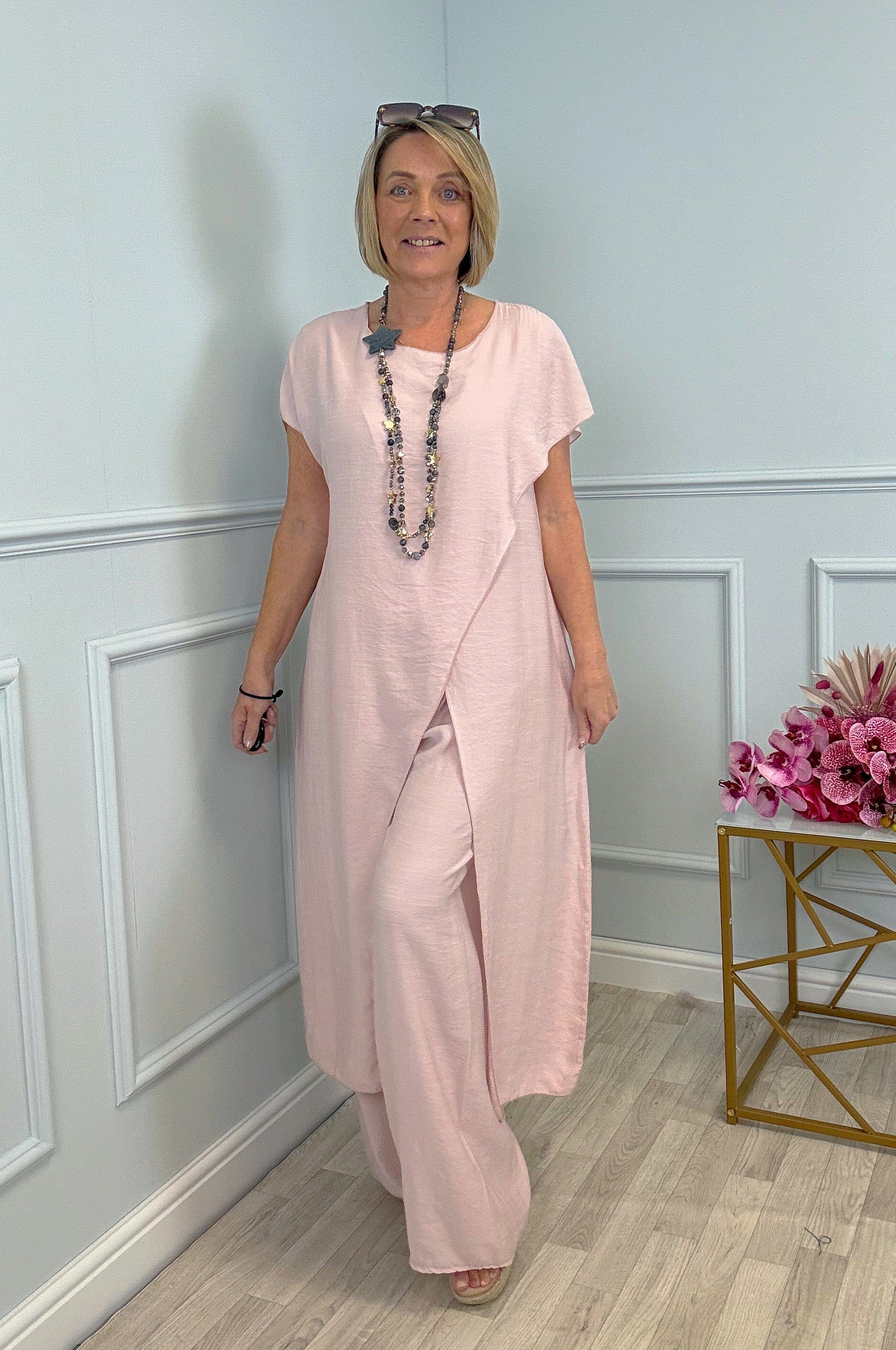 Sahara 2-Piece Suit Set 8-16 Pink