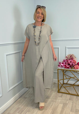 Sahara 2-Piece Suit Set 8-16 Mocha
