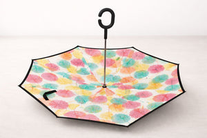 Pastel Dreams Upside Down Umbrella