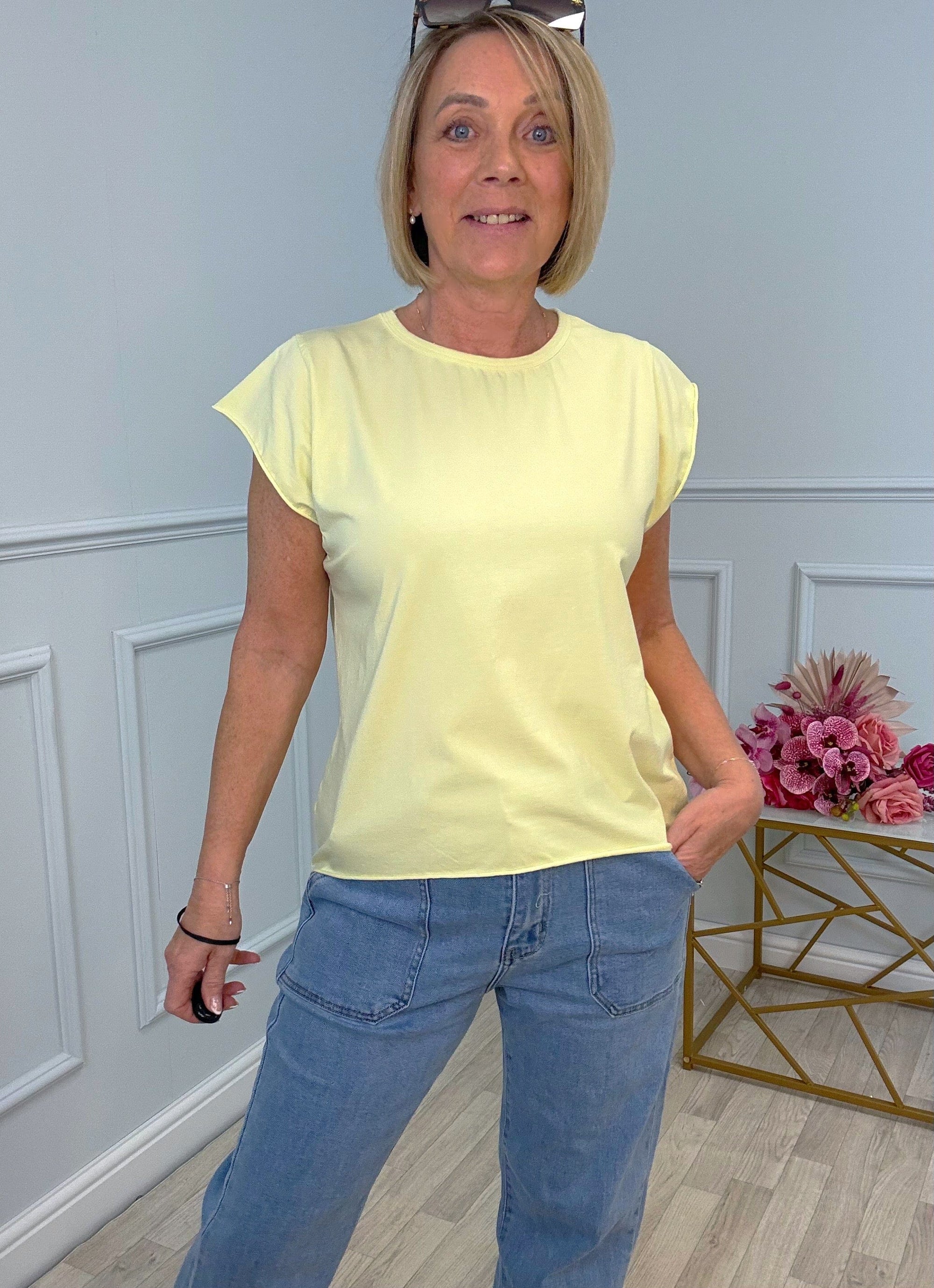 Lottie Dip Hem Essential T-Shirt  8-16 - Susie's Boutique
