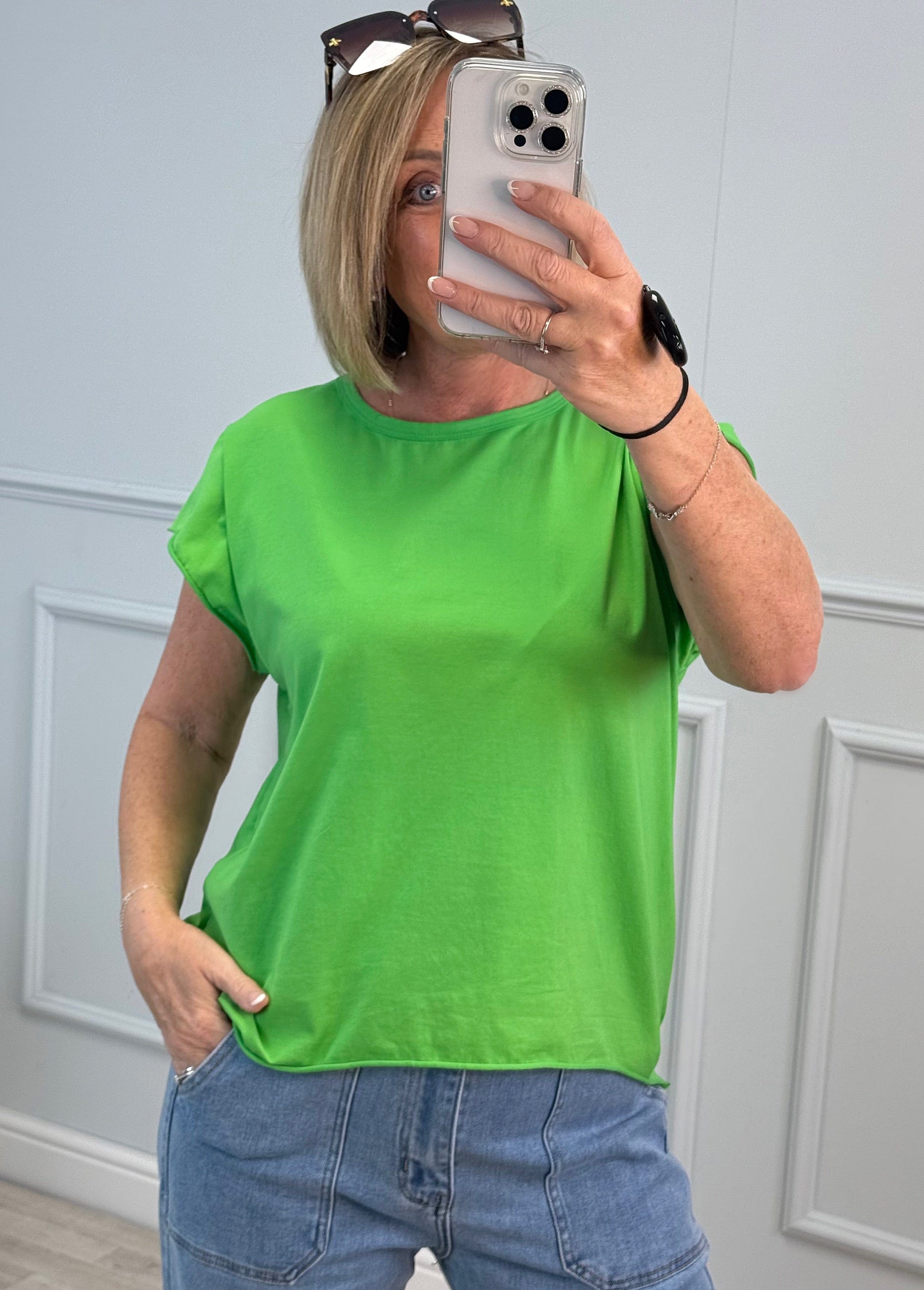 Lottie Dip Hem Essential T-Shirt  8-16 - Susie's Boutique