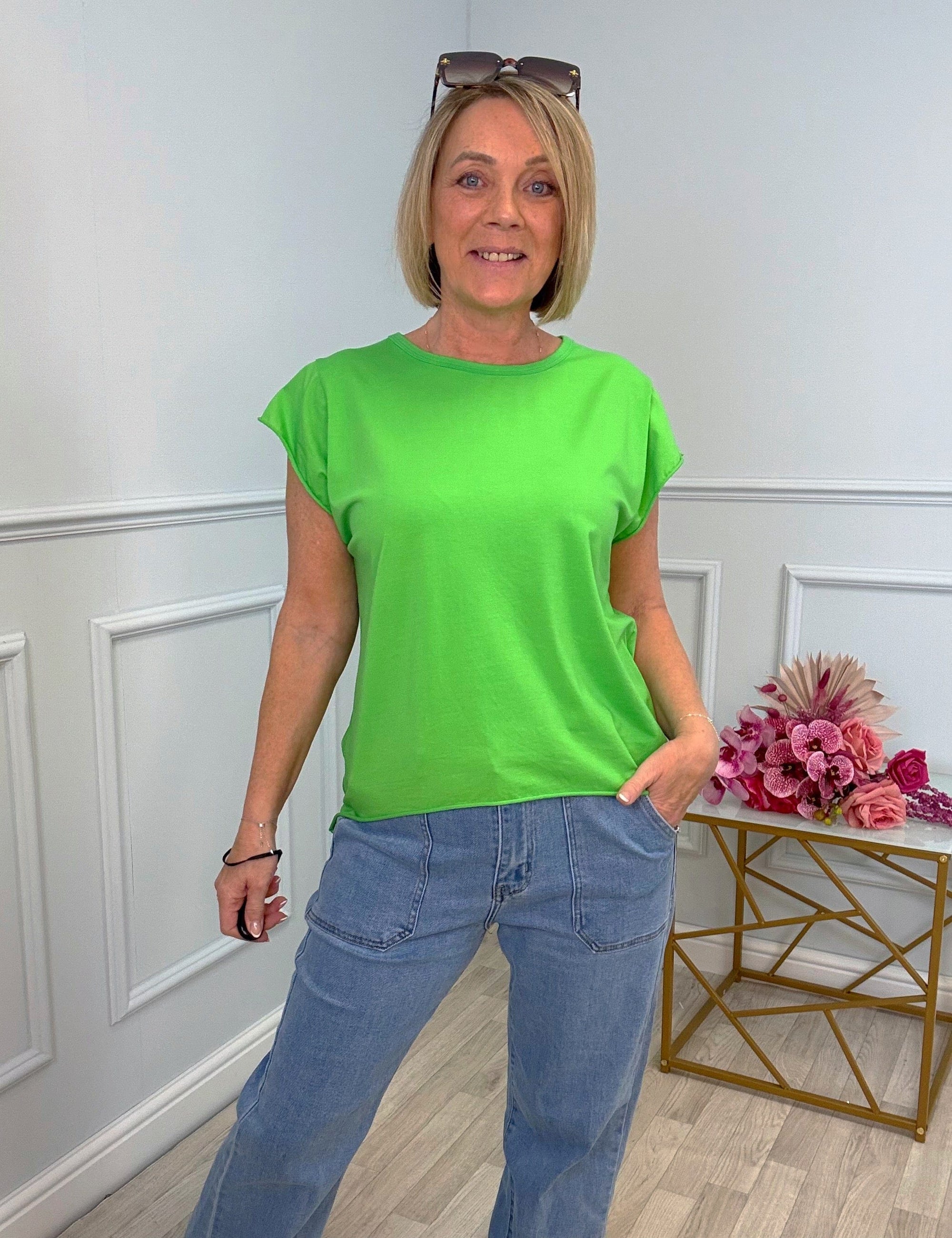 Lottie Dip Hem Essential T-Shirt  8-16 - Susie's Boutique