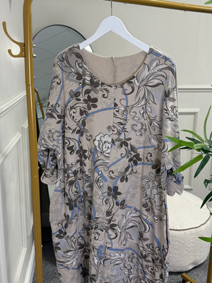 Floral Print Tunic 12-20