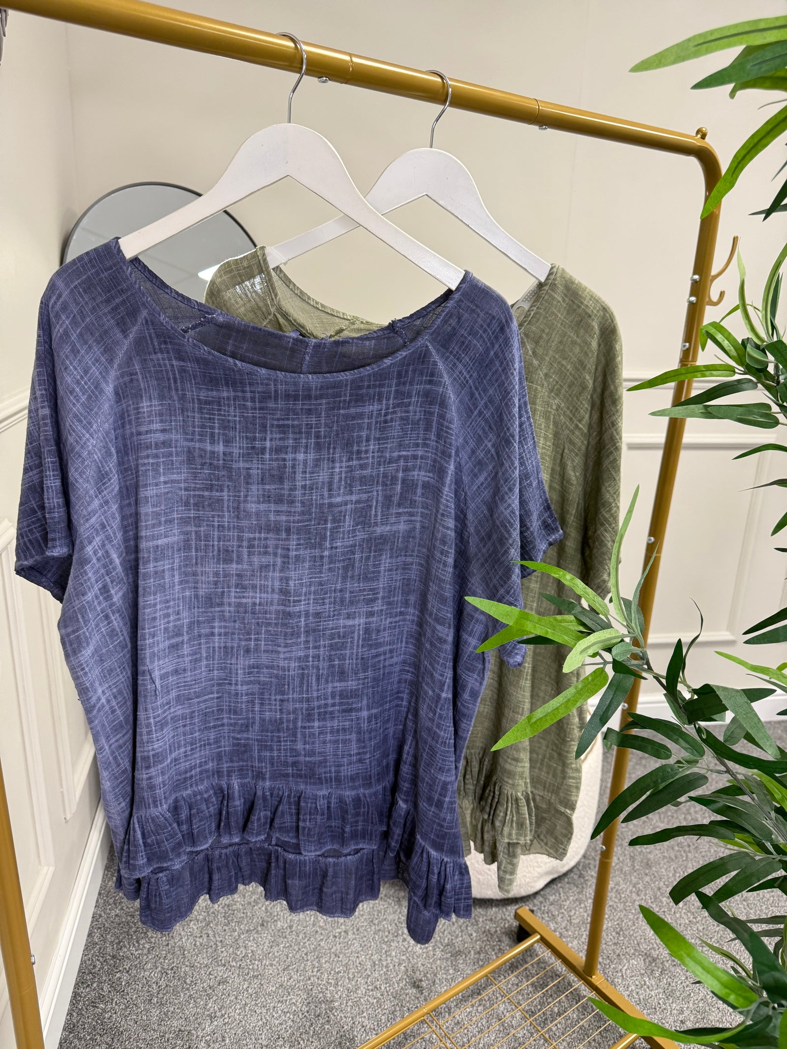 Cotton frill Hem top 12-20