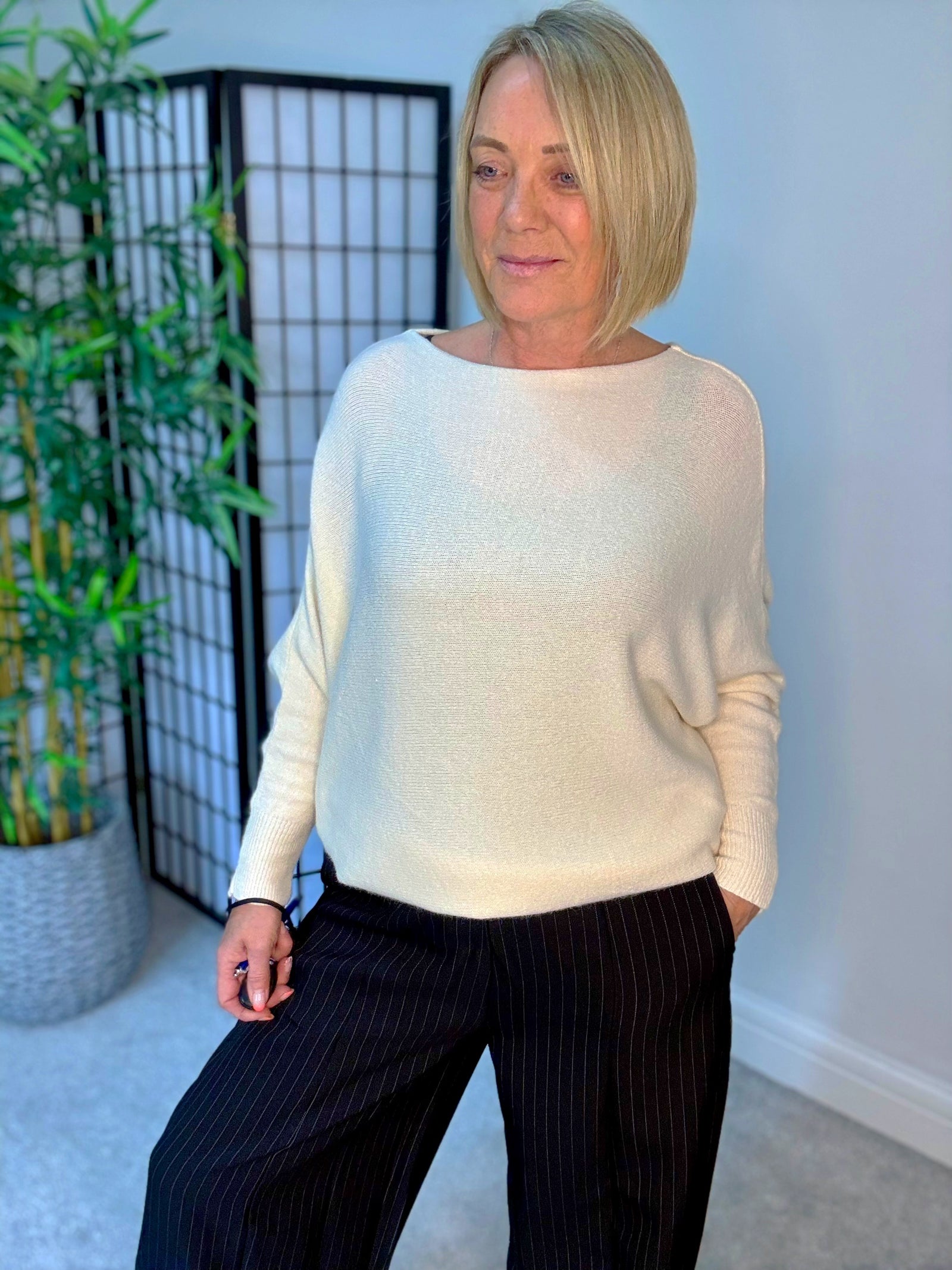 Wren Batwing Jumper 10-18 Oatmeal