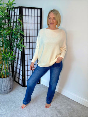 Wren Batwing Jumper 10-18 Ivory