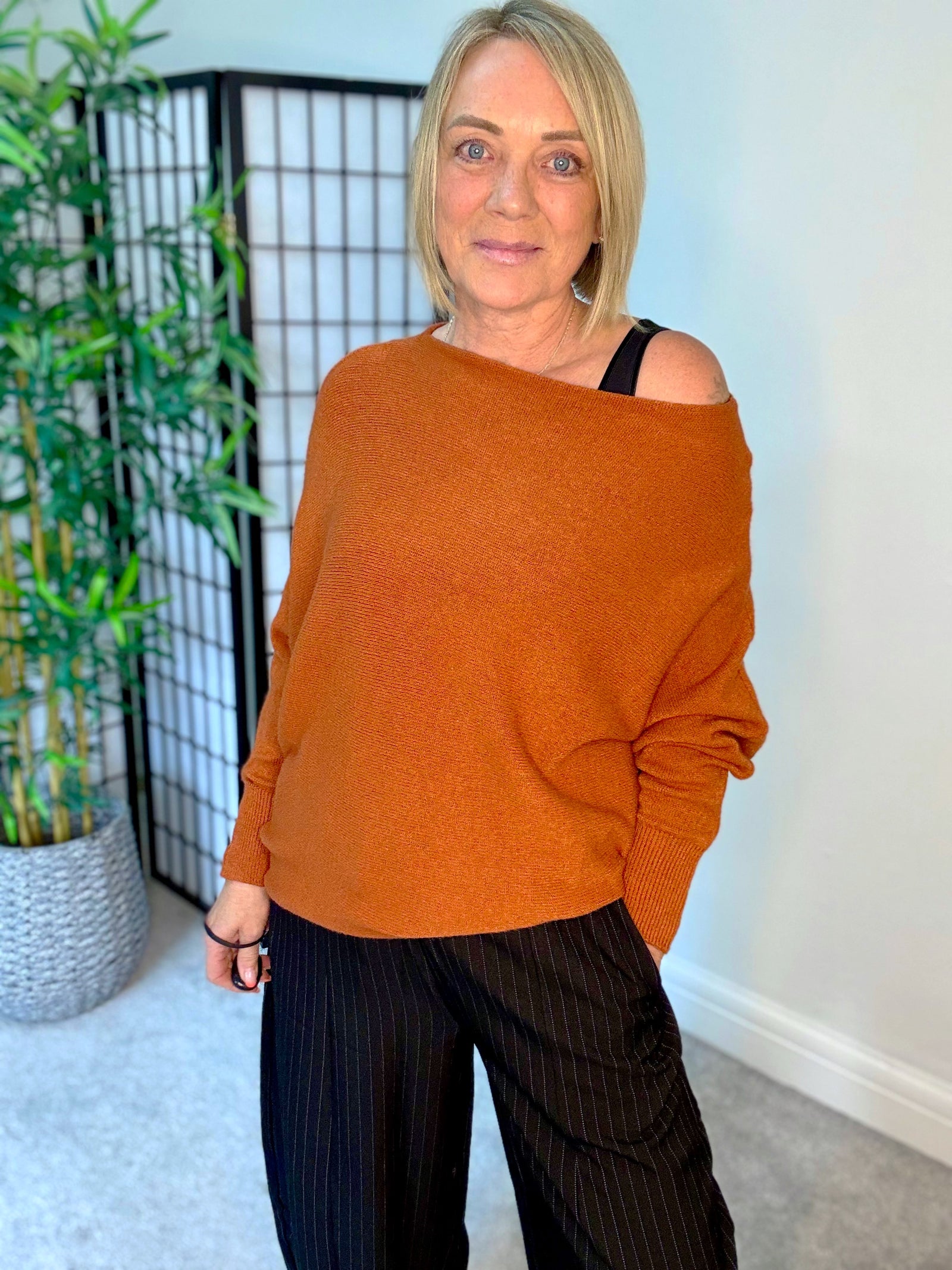 Wren Batwing Jumper 10-18 Autumn Spice