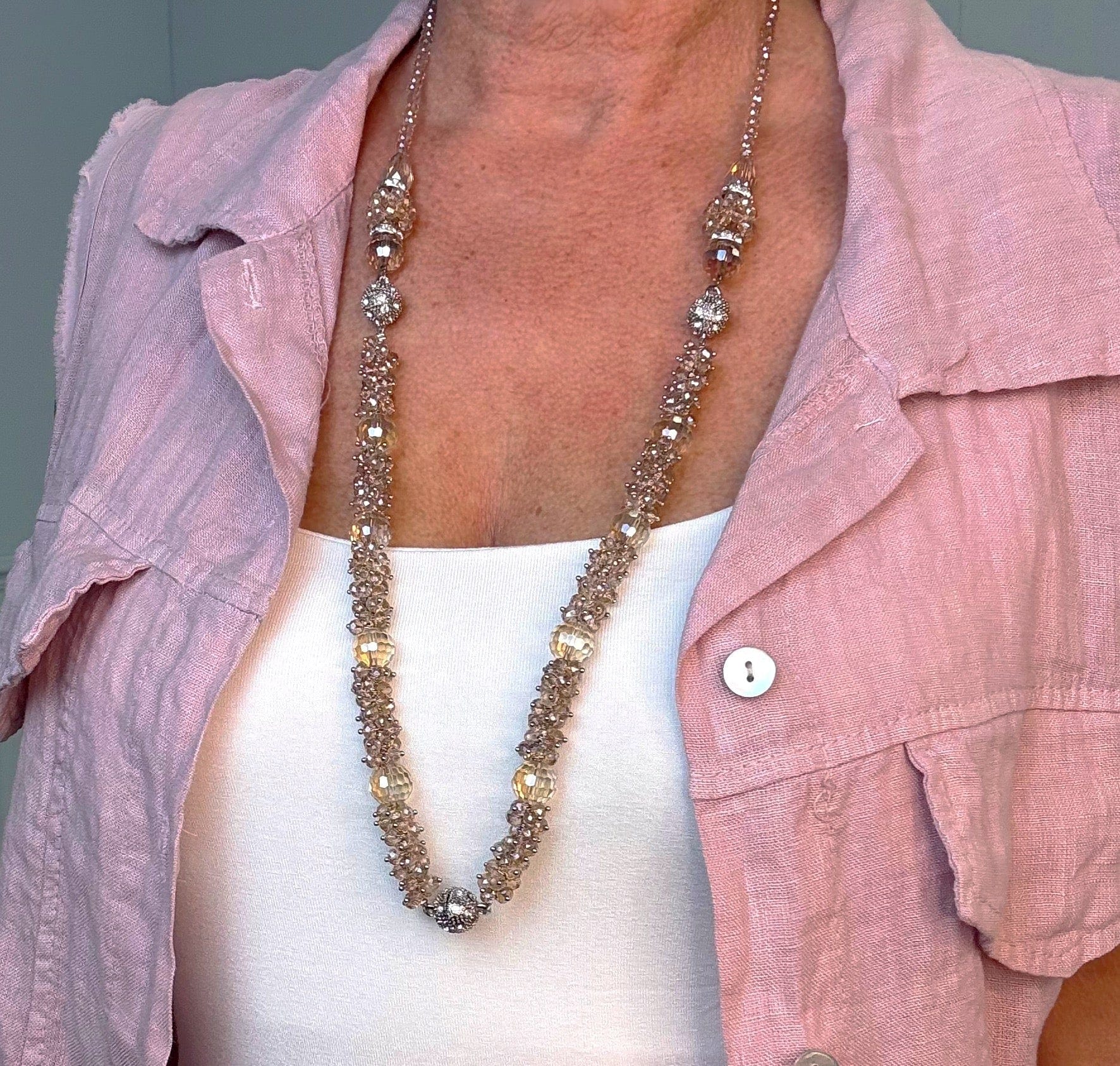 Magic Magnetic Crystal Necklace & Bracelet Set – Wear 4 Ways - Susie's Boutique