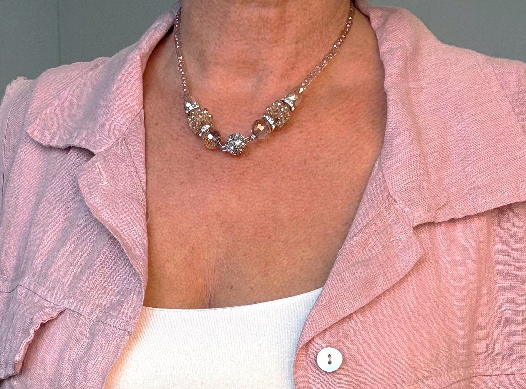 Magic Magnetic Crystal Necklace & Bracelet Set – Wear 4 Ways - Susie's Boutique
