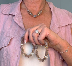 Magic Magnetic Crystal Necklace & Bracelet Set – Wear 4 Ways - Susie's Boutique