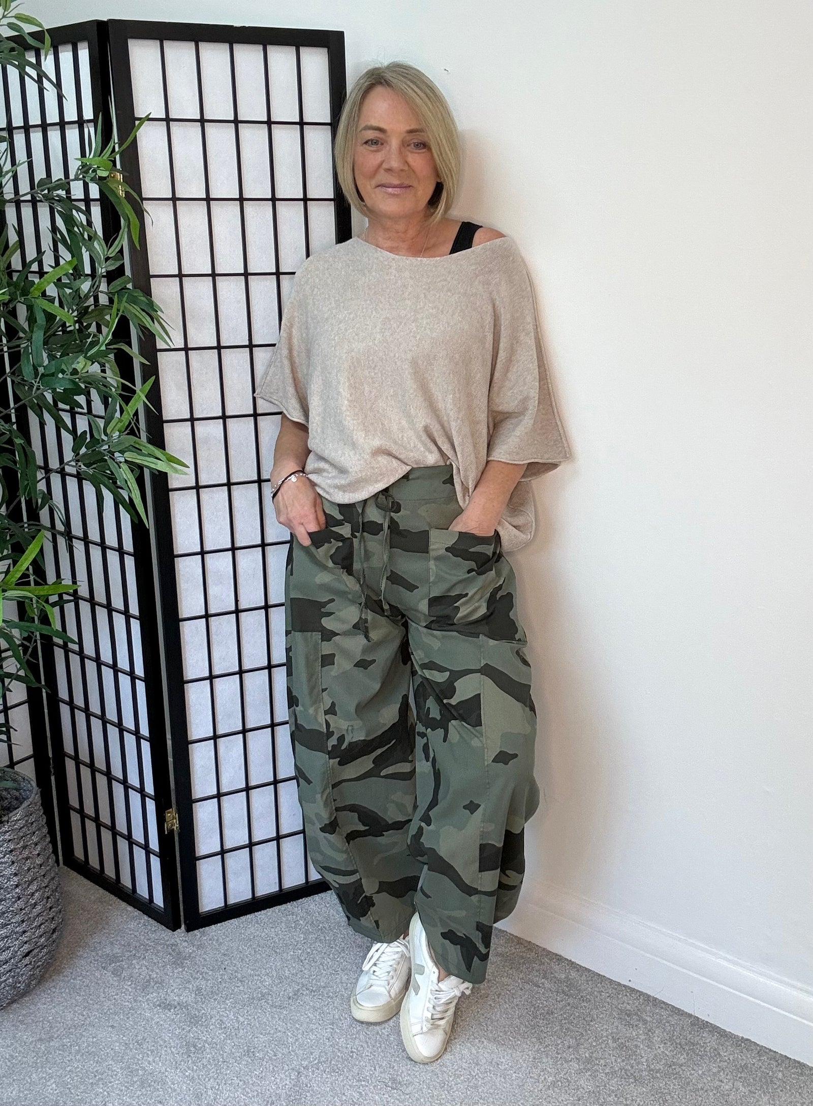 Remi Camo Barrel Trousers 8-16