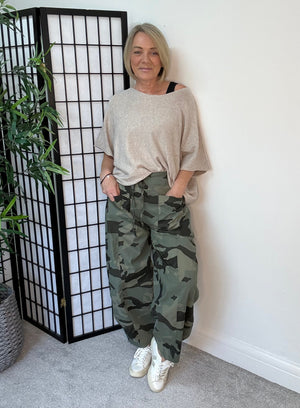 Remi Camo Barrel Trousers 8-16