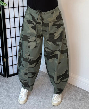 Remi Camo Barrel Trousers 8-16