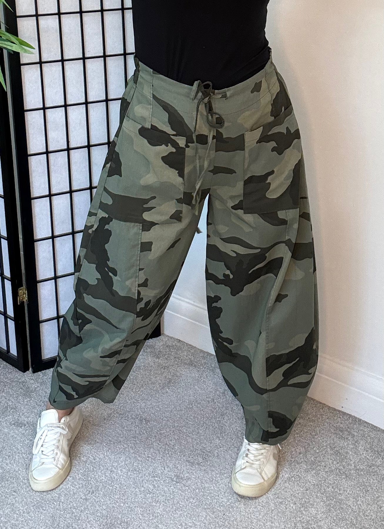 Remi Camo Barrel Trousers 8-16
