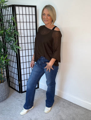 Tia Lightweight Sheer Knit Top 8-20 more colours