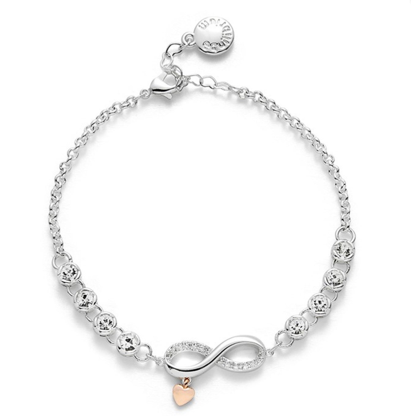 Kiss Two Tone Eternity Bracelet