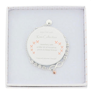 Kiss Two Tone Eternity Bracelet