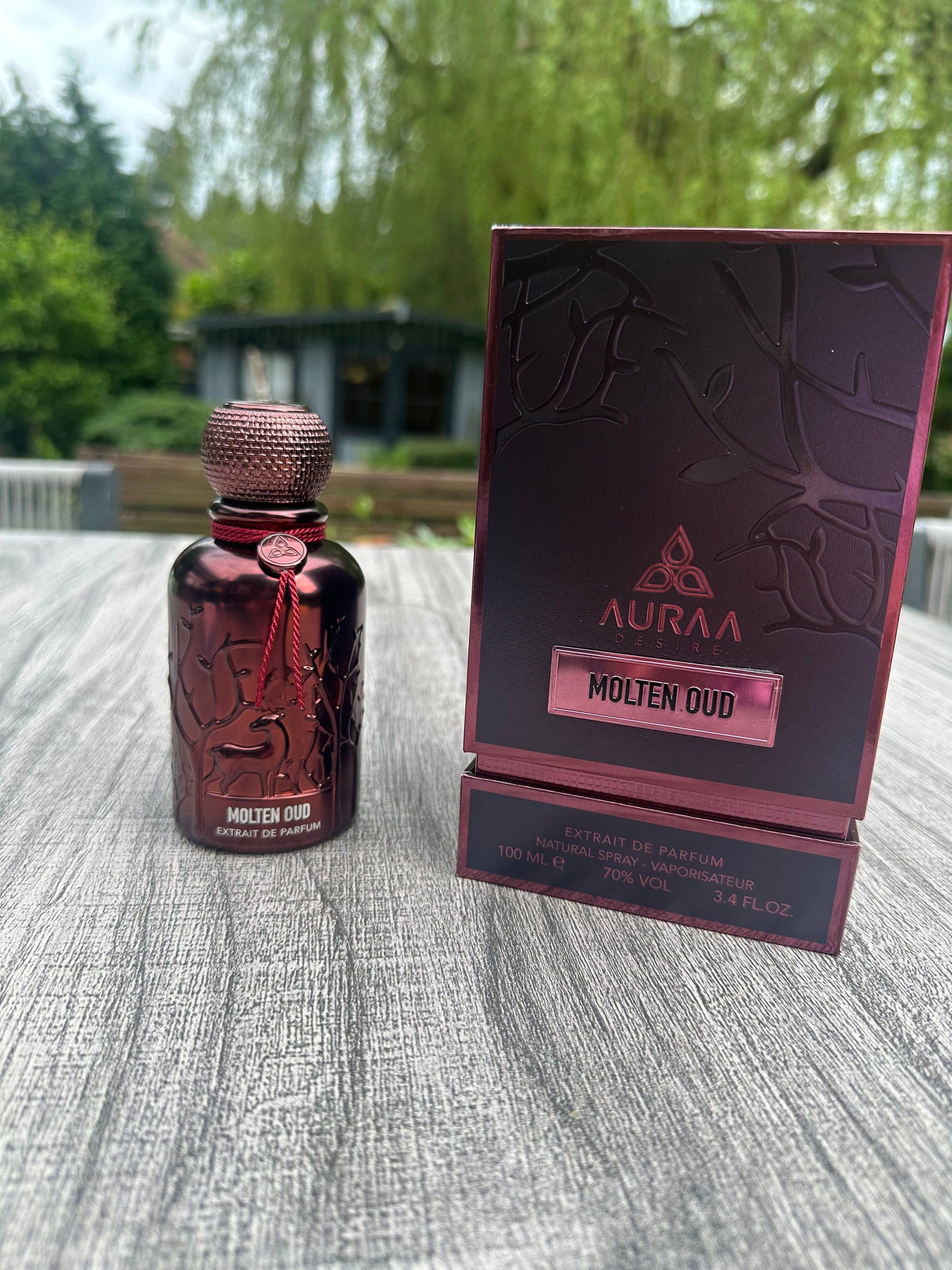 Molten Oud Extrait De Parfum 100ml Auraa Desire Inspired By Oud Wood Tom Ford - Susie's Boutique