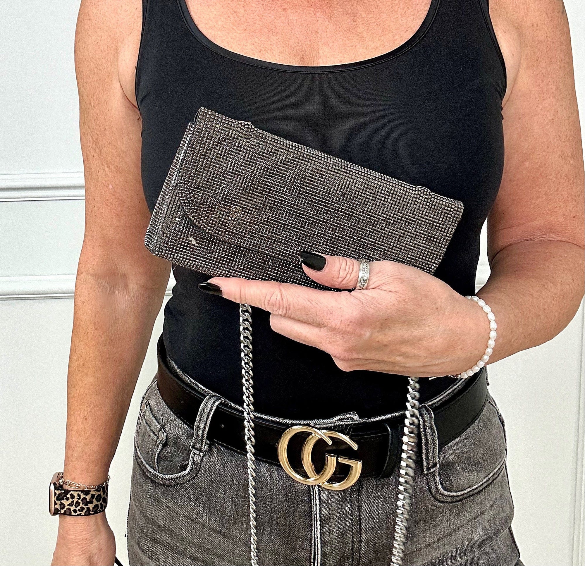 Diamante Evening Crossbody Clutch Bag NO RETURNS ON SALE ITEMS