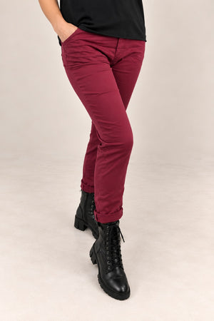 Julia Stretch Magic Trousers 8-22 Wine