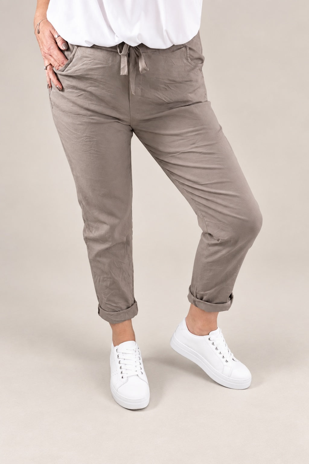 Julia Stretch Magic Trousers 8-22 Mocha