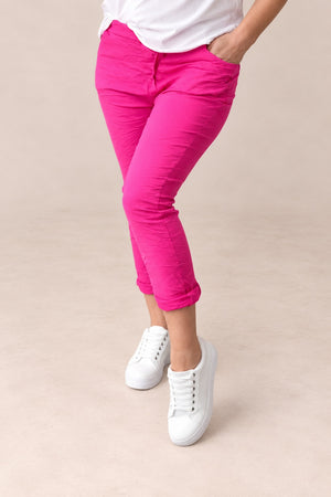 Julia Stretch Magic Trousers 8-22 Fushia