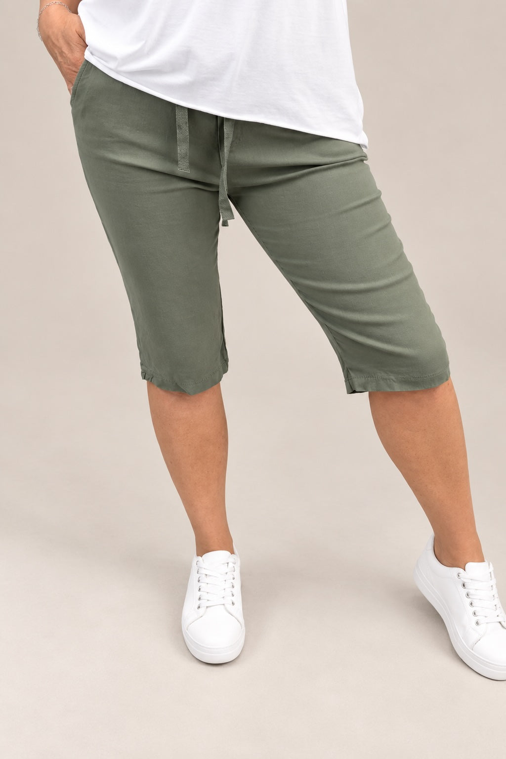 Milana Magic Shorts Bermuda 8-20 Khaki