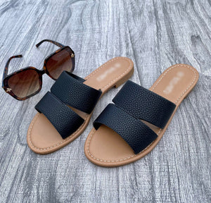 Areena Double Strap Sandals - Susie's Boutique - | Women's Fashion Online
