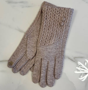 Cable Knit Detail Gloves (4 Colours) - Susie's Boutique - | Women's Fashion Online