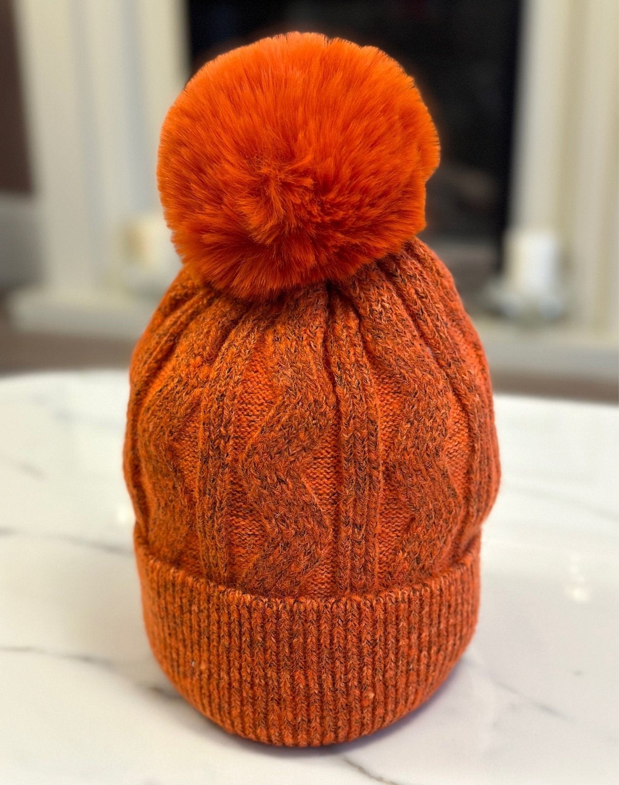 Cable Knit Pom Pom Hat (8 Colours) - Susie's Boutique - | Women's Fashion Online