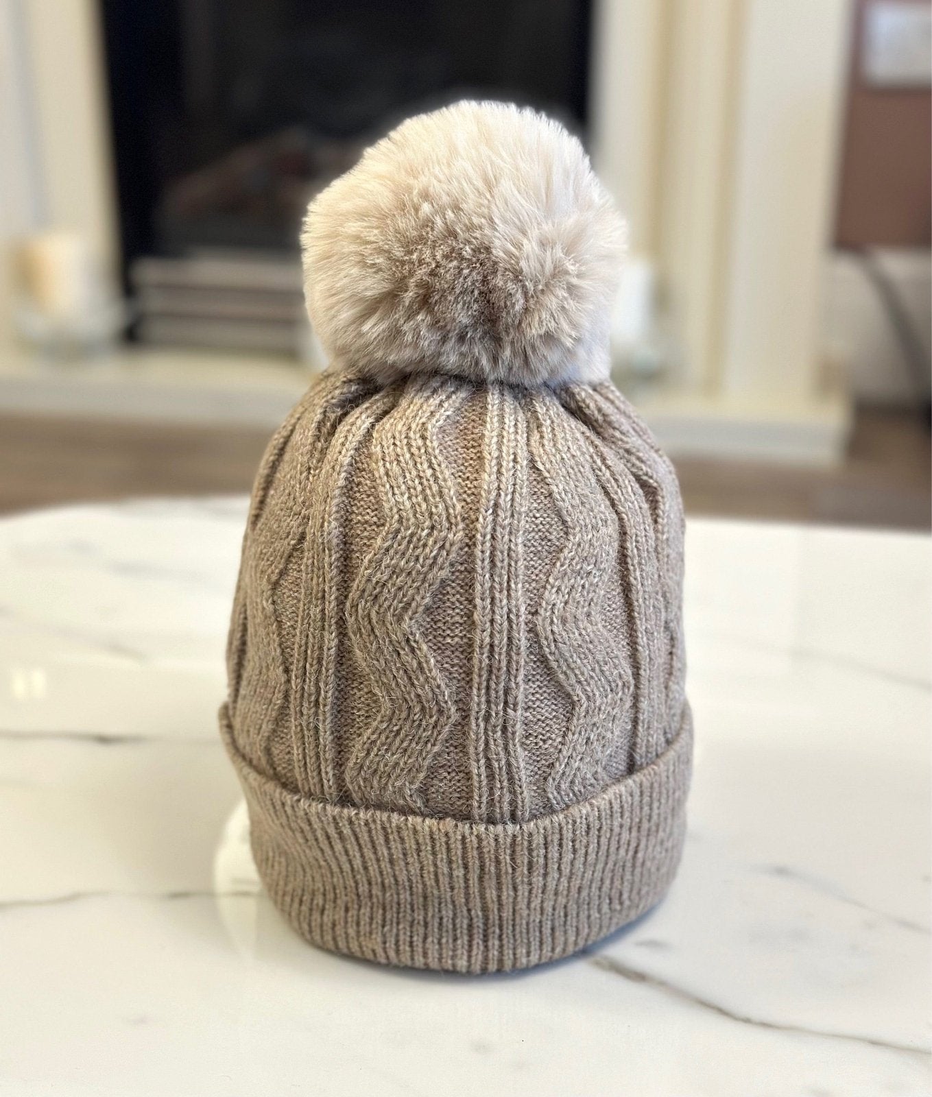 Cable Knit Pom Pom Hat (8 Colours) - Susie's Boutique - | Women's Fashion Online