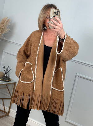 Caterina Boucle Coatigan Jacket 12 - 20 - Susie's Boutique - | Women's Fashion Online