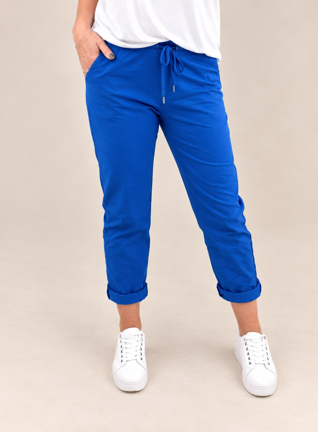 Julia Stretch Magic Trousers 8-22 Cobalt