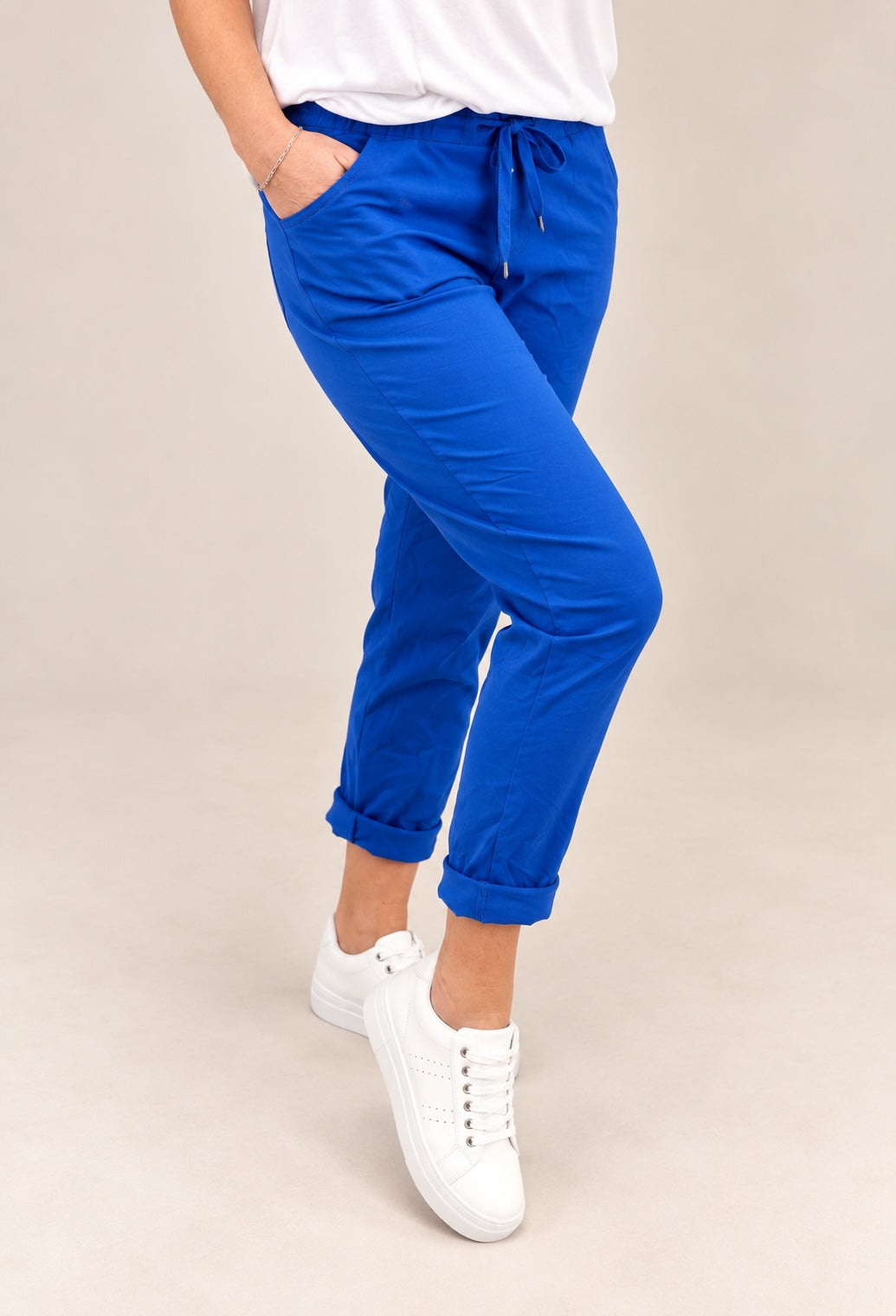 Julia Stretch Magic Trousers 8-22 Cobalt