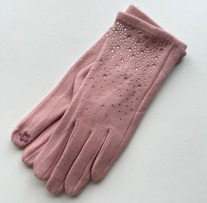 Diamante Detail Gloves ( 4 Colours) - Susie's Boutique - | Women's Fashion Online
