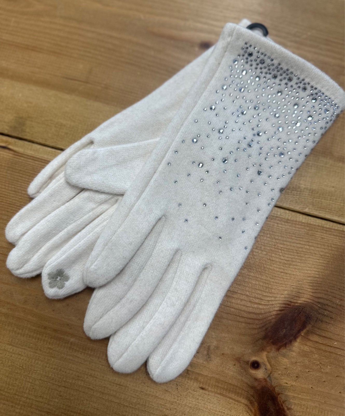 Diamante Detail Gloves ( 4 Colours) - Susie's Boutique - | Women's Fashion Online