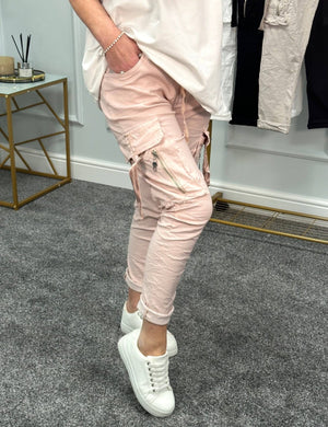 Eris Cargo Zip Pocket Magic Pants 8 - 16 Pink - Susie's Boutique - | Women's Fashion Online