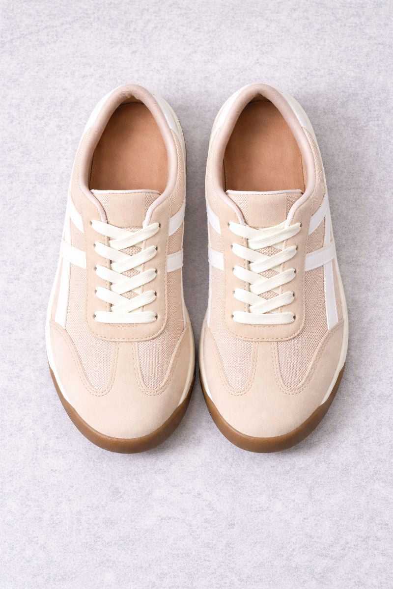 Retro Lace-Up Trainers