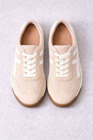 Retro Lace-Up Trainers